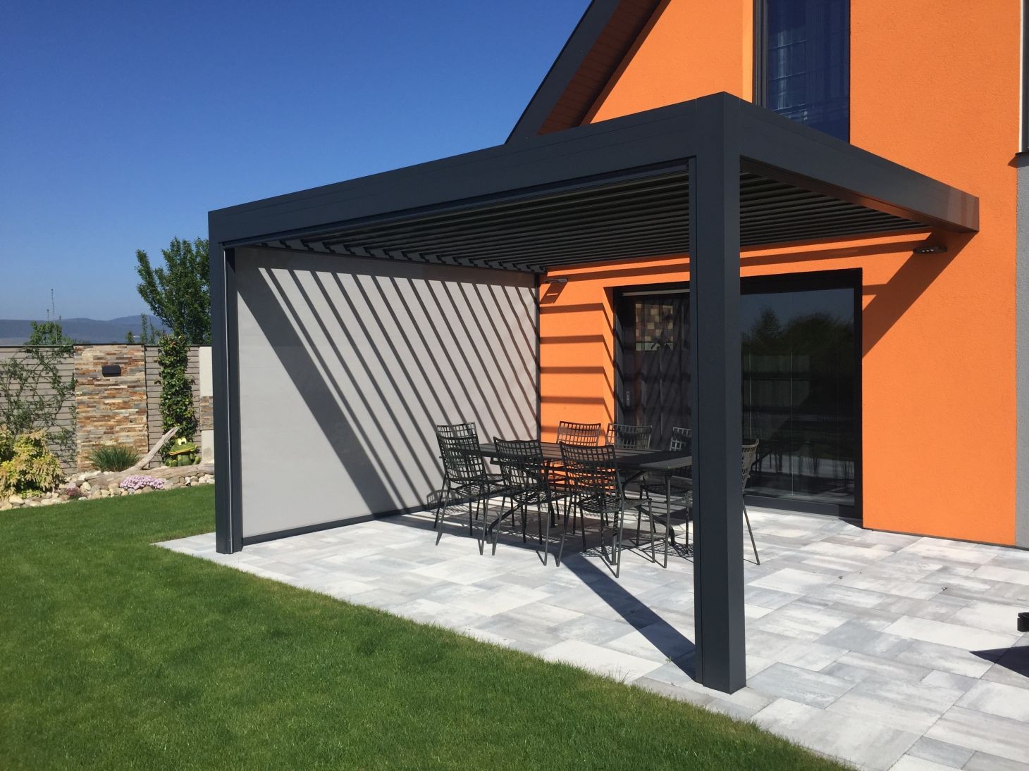 Motorisation pergola